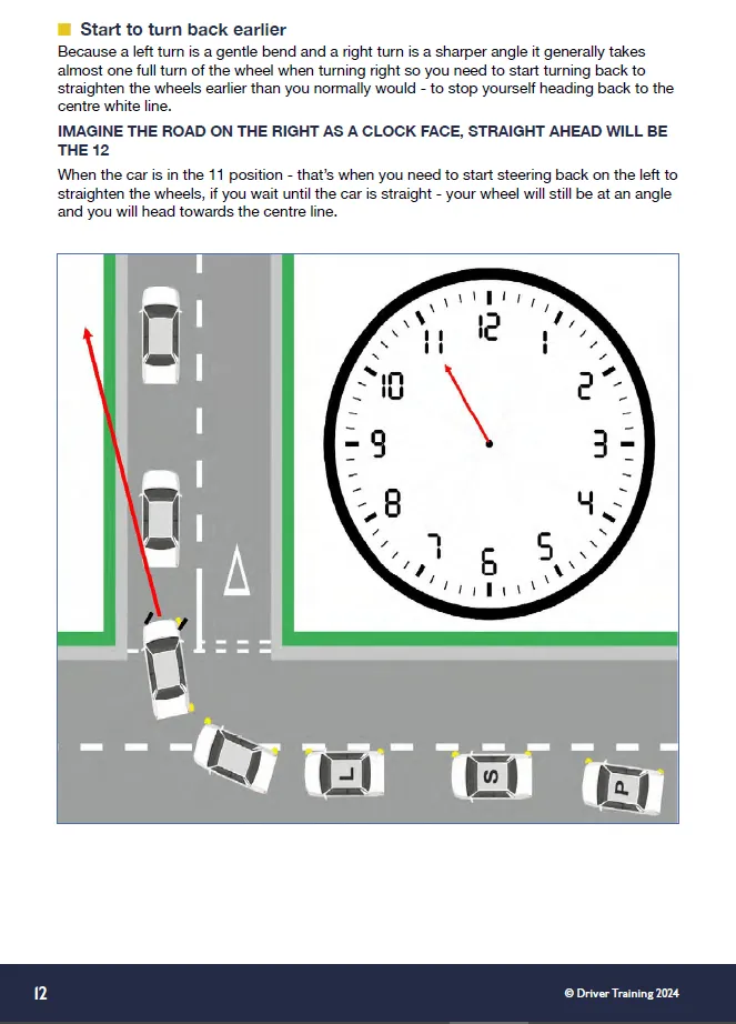 A4 Driving Instructor Reference Points Guide