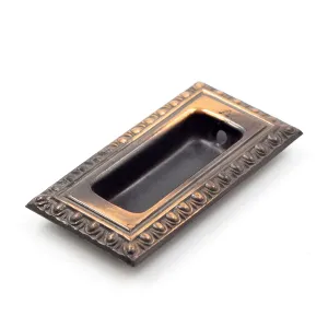 Antique Ornate Japanned Copper Window Lifts