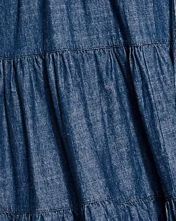 Ashlyn Tiered Maxi Dress | Dark Denim
