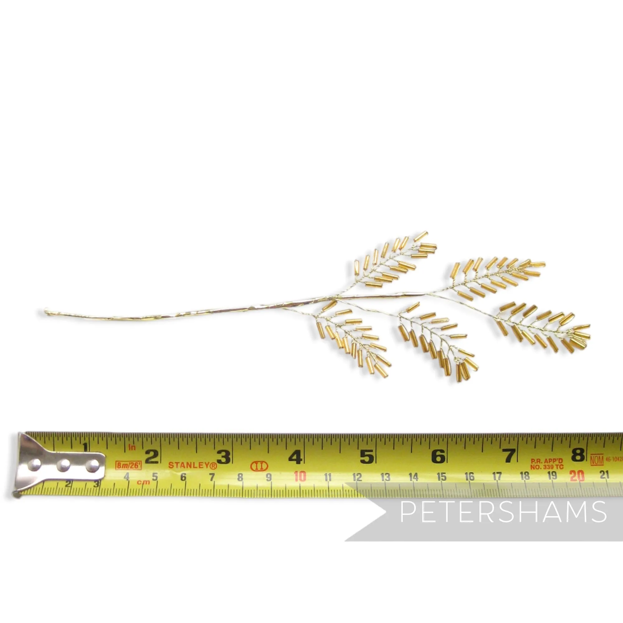 Beaded & Wired Leaf