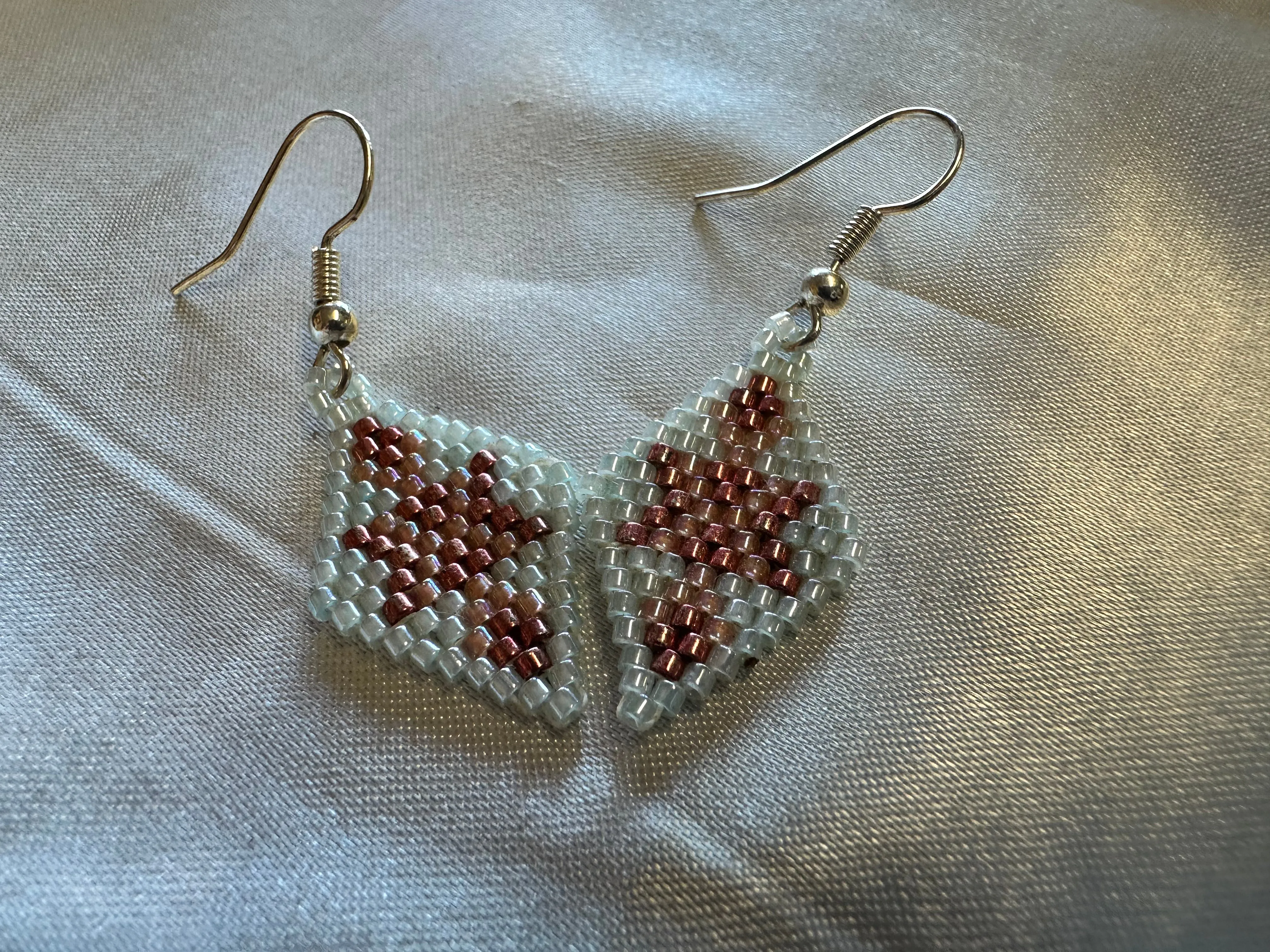 Beaded 'Diamonds' Posts & Dangles