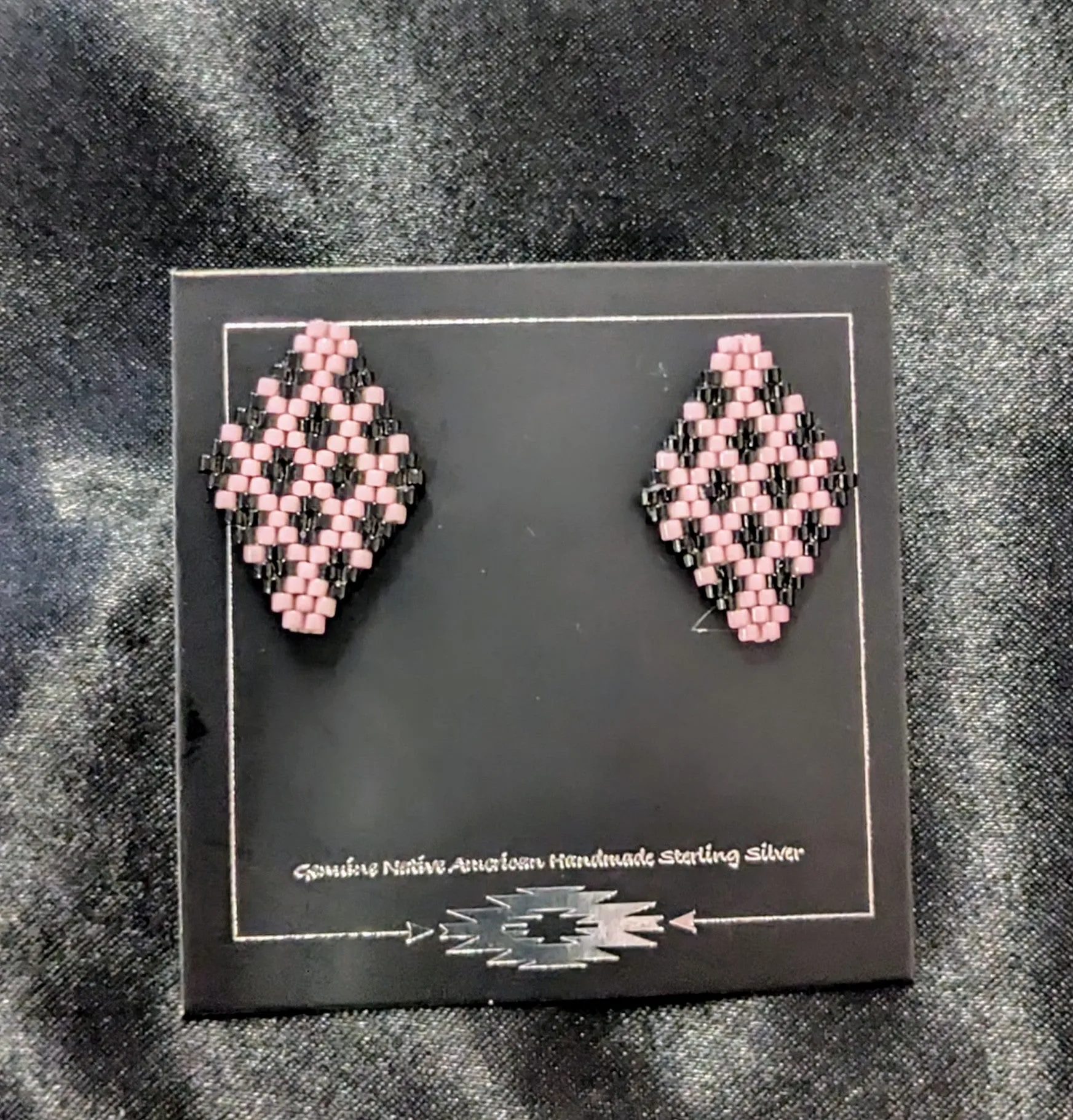 Beaded 'Diamonds' Posts & Dangles