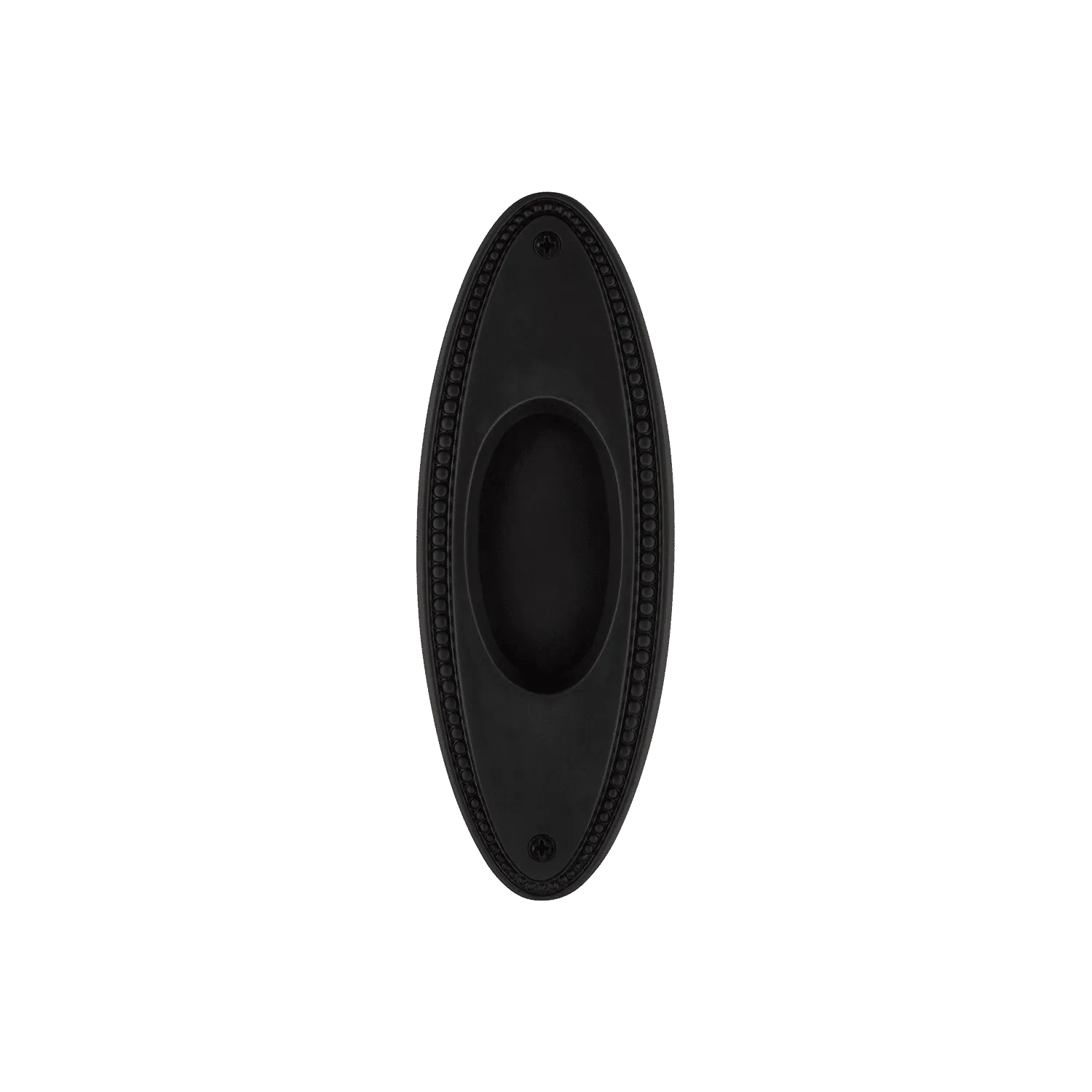 Beaded Flush Pull in Oil-Rubbed Bronze
