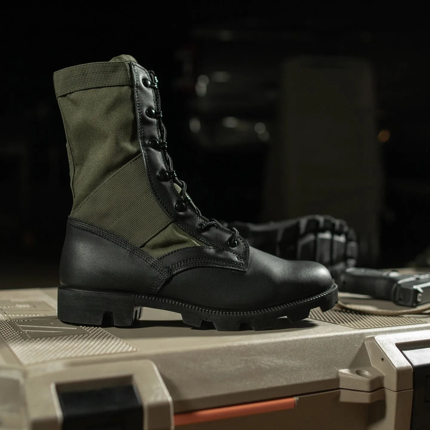 BELLEVILLE BV503PR / CANOPY Olive Drab Panama Jungle Boots