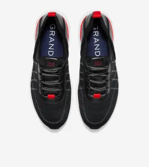 Cole Haan Men's Grandsport Trainer in Black Knit-Nimbus