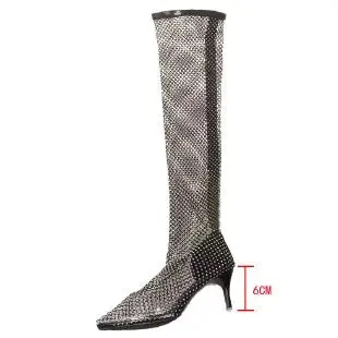 Fish Net High Heels