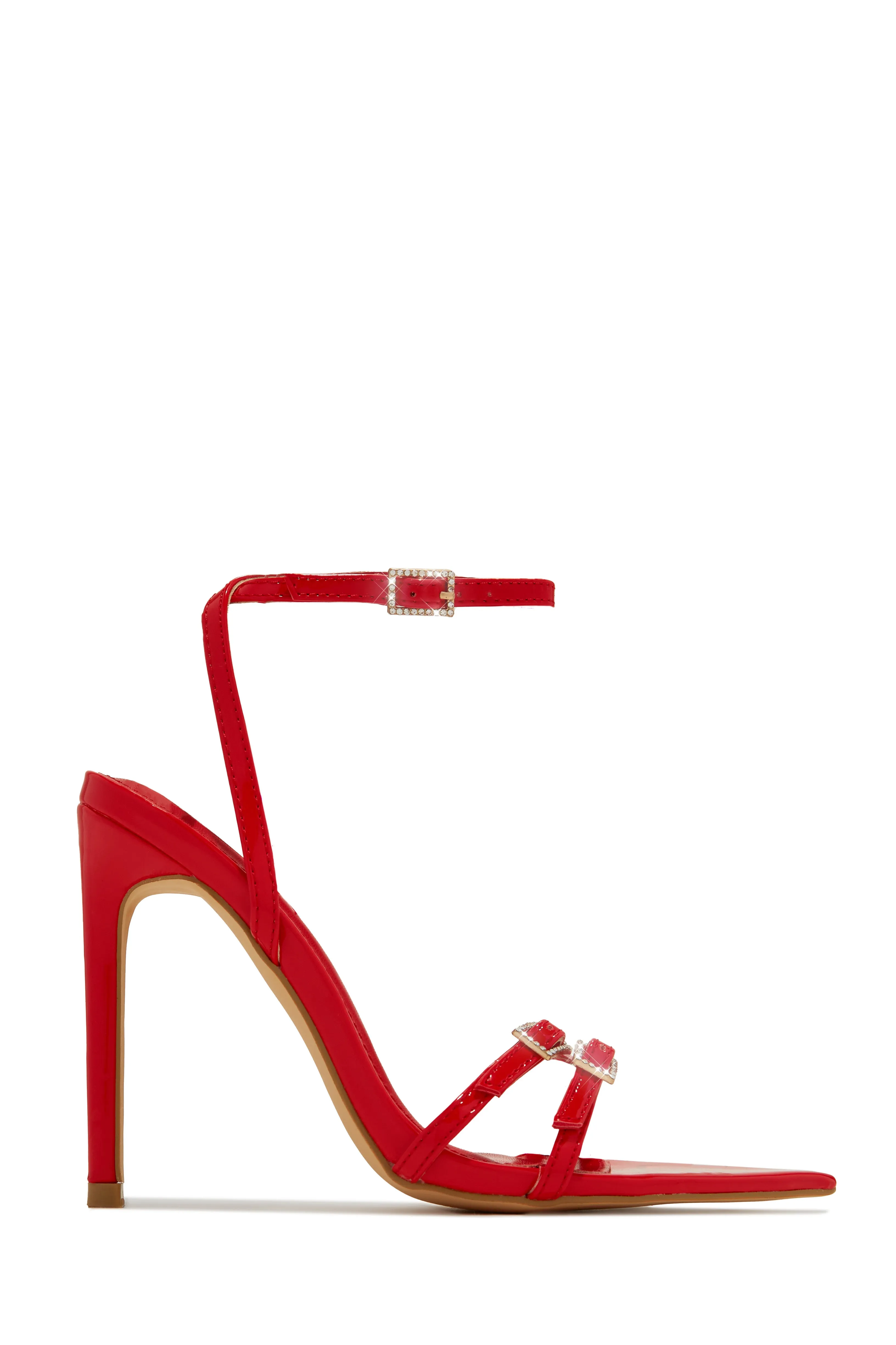Glamorous Party Embellished High Heels - Bone