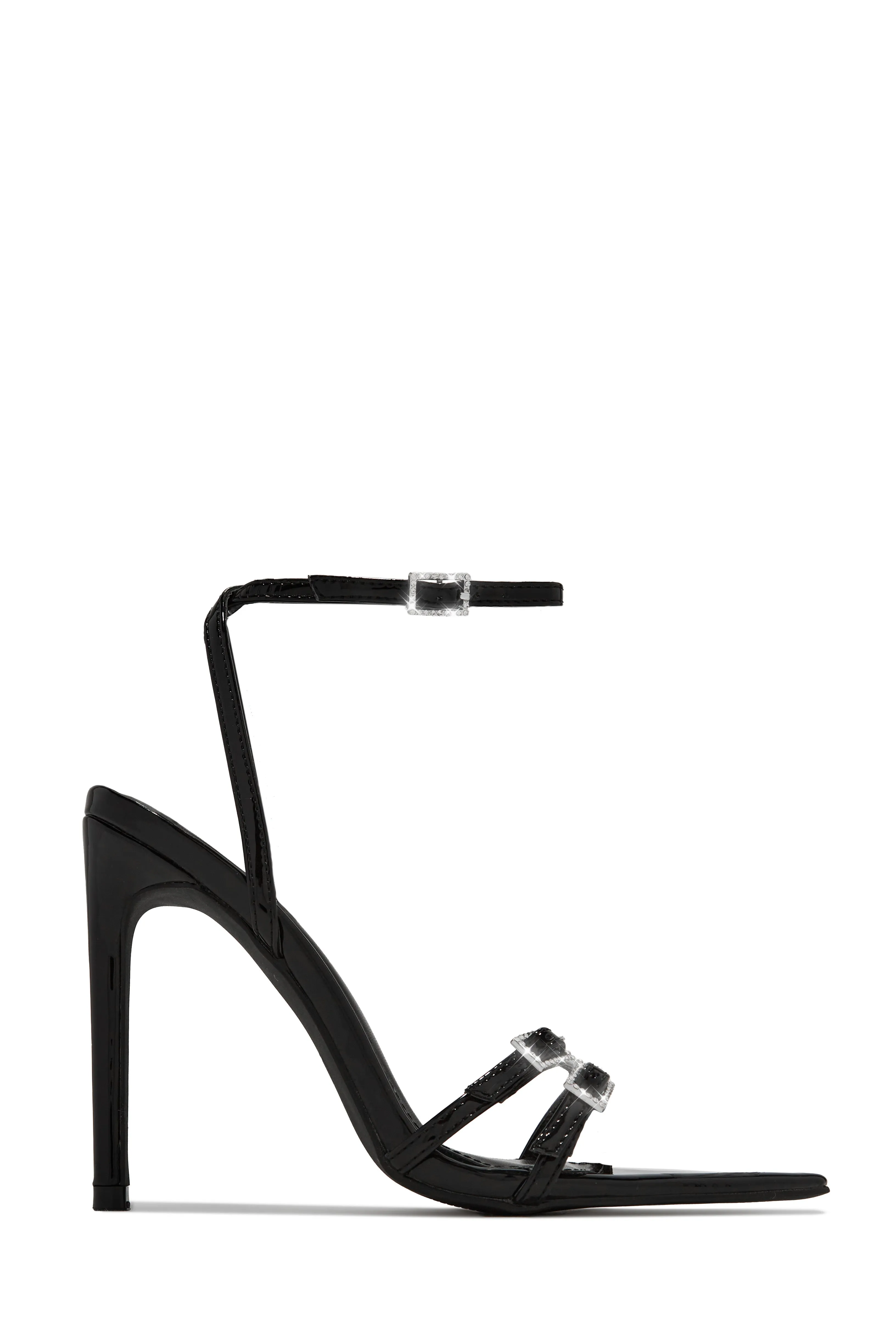 Glamorous Party Embellished High Heels - Bone
