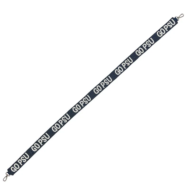 Go PSU Penn State Beaded Bag Strap