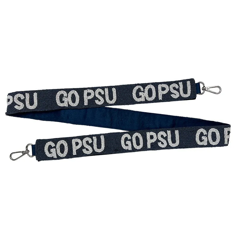 Go PSU Penn State Beaded Bag Strap