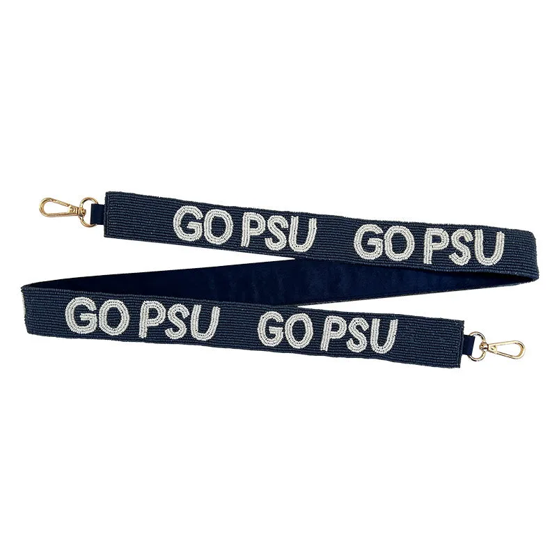 Go PSU Penn State Beaded Bag Strap