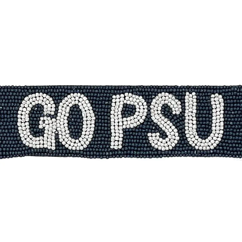 Go PSU Penn State Beaded Bag Strap