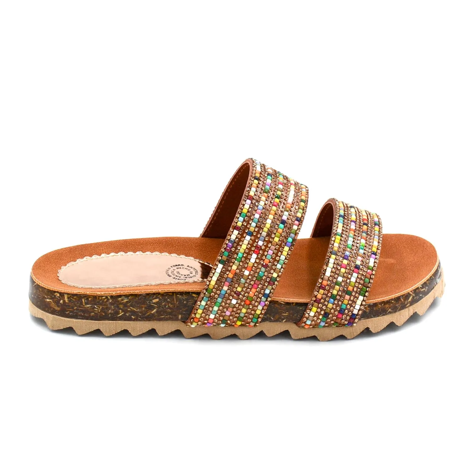 Mexican Leather Sandals with colorful beaded for Women - Model 984 (8)