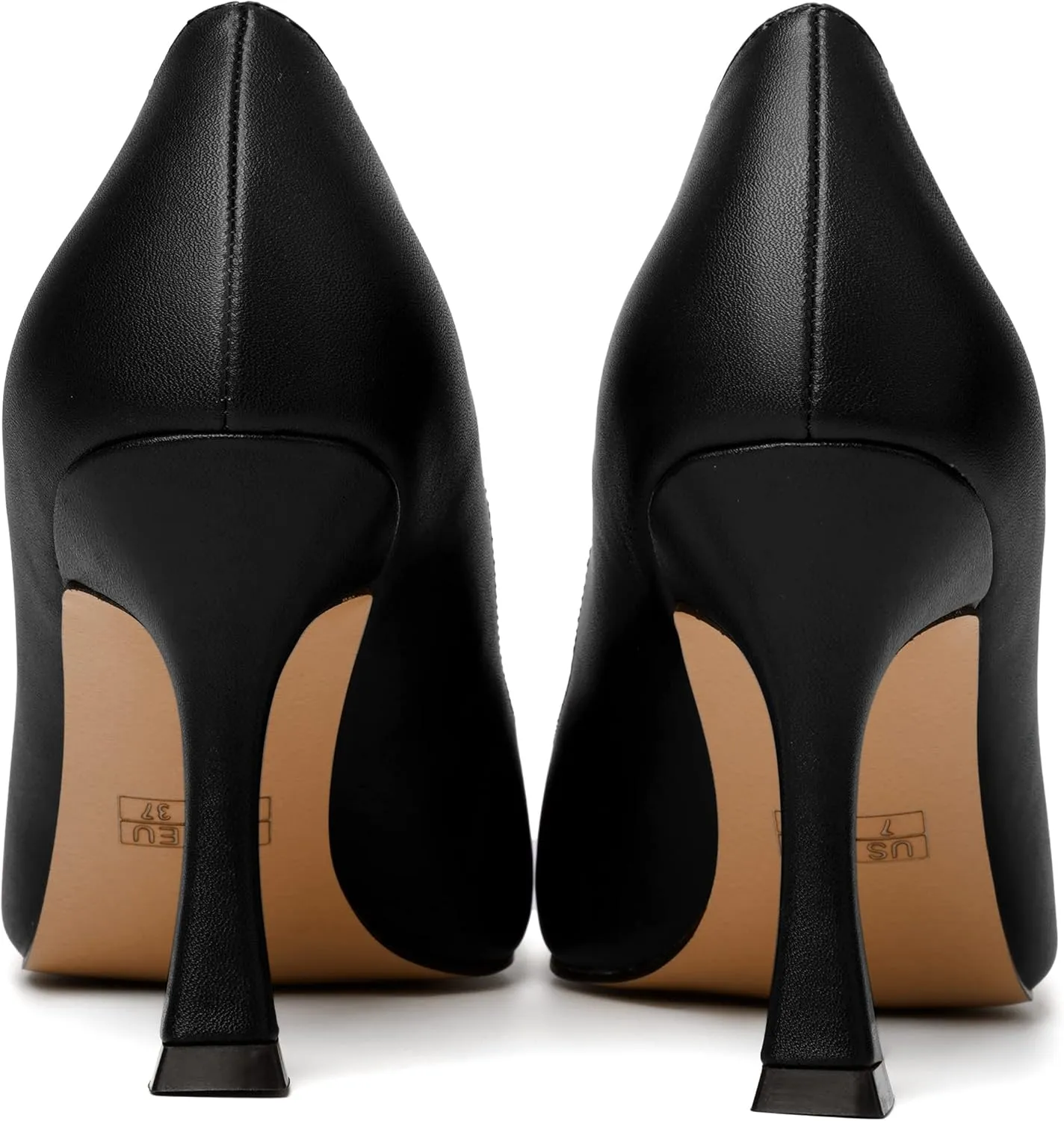 MODENCOCO Womens Slip On Elegant Matte Pointed Toe Sexy Party Stiletto High Heel Pumps Dress Shoes 3.5 Inch