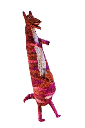 Premiere Pink Beaded Kangaroo