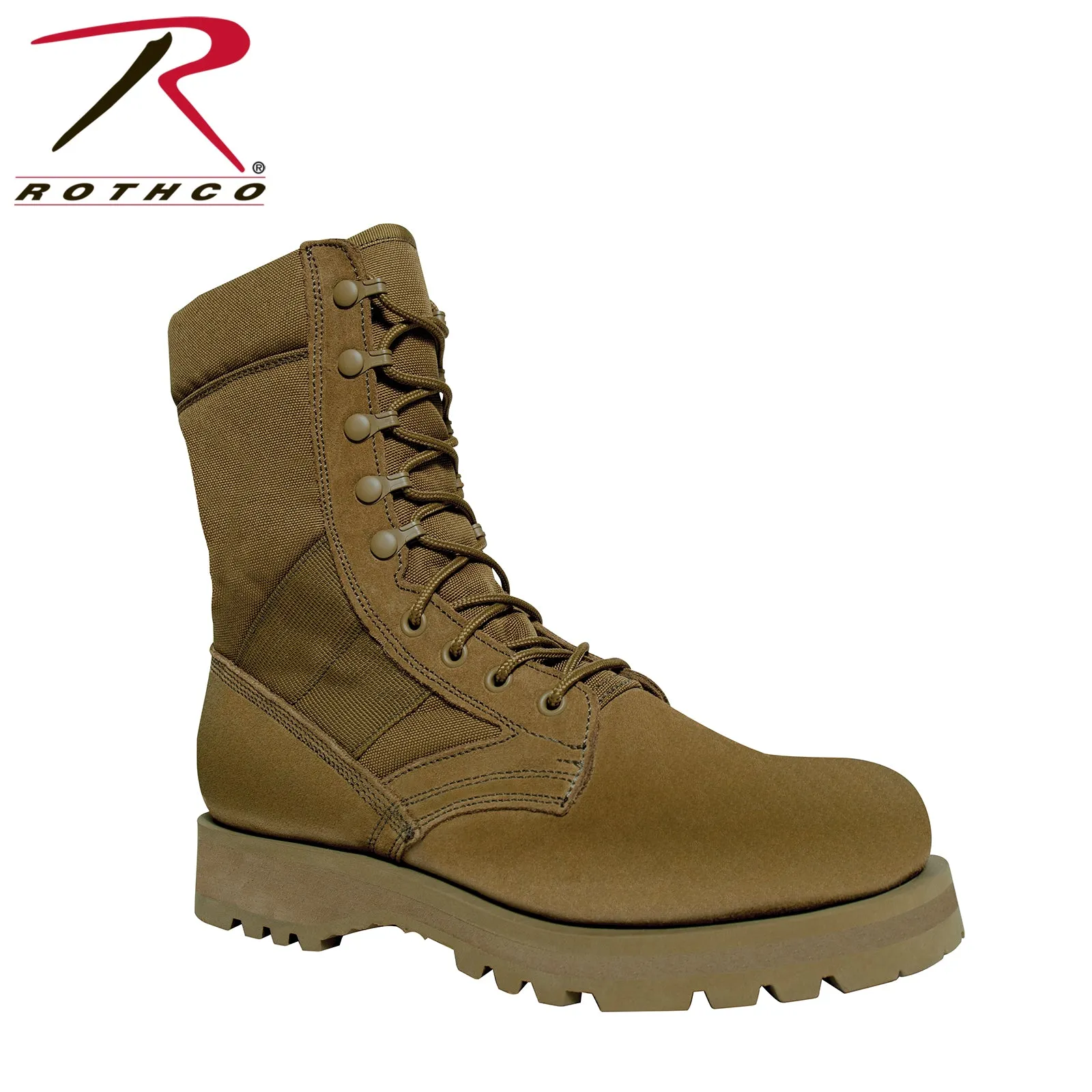 Rothco G.I. Type Sierra Sole Tactical Boots- AR 670-1 COYOTE BROWN