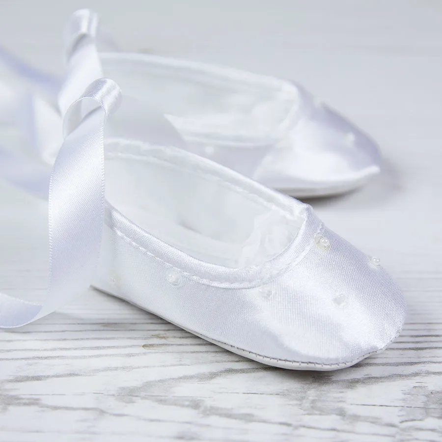 Sarah Louise Shoes Girls Shoes - White 400