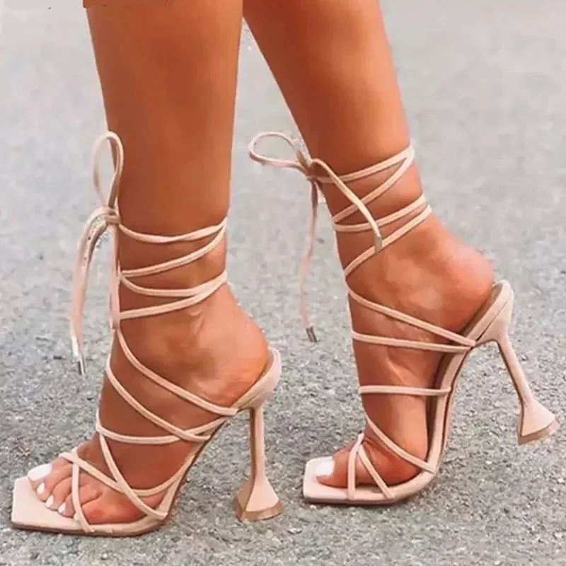 Square Toe Spike  High Heels