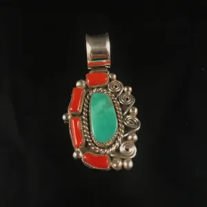 Sterling Silver & Turquoise Pendant