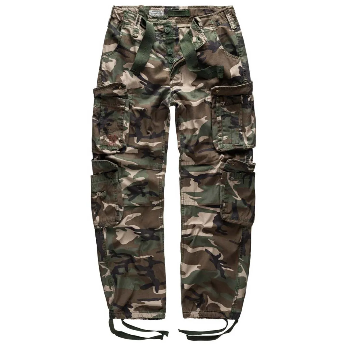 Surplus Airborne Vintage Trousers Woodland Camo